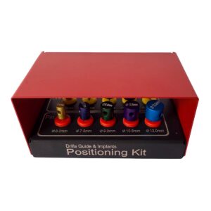 Drills Guide & Implants - positioning kit